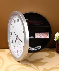 Sneaky Wall Clock with Super-Secret Safe - Very Bunny