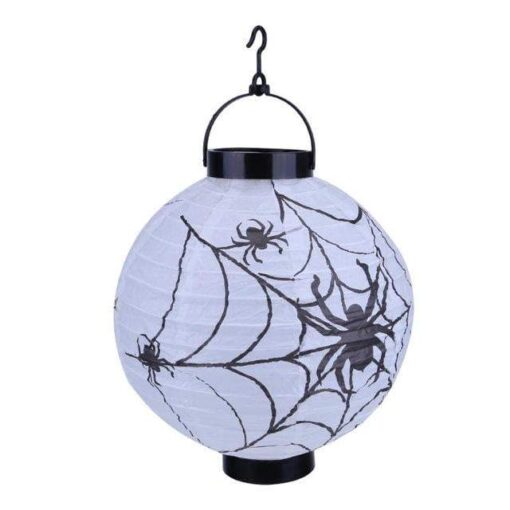 GLOW-IN-THE-DARK Halloween Pumpkin Hanging LED Lantern - Very Bunny