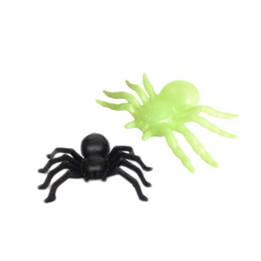 Black Spider Hoard for Halloween Decoration and Pranks (50 Pieces) - Very Bunny