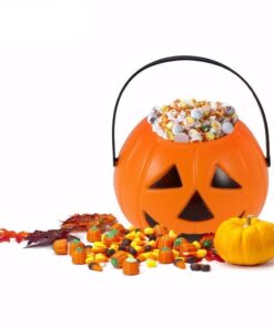 GLOW-IN-THE-DARK Halloween Pumpkin Trick Or Treat Bucket - Very Bunny